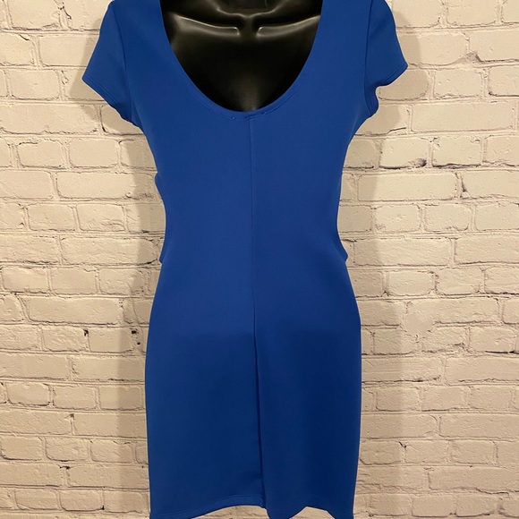 Blue Cut Out Bodycon Dress - Picture 2 of 2